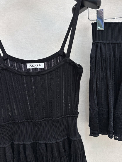 Ala 25fw knitted suit