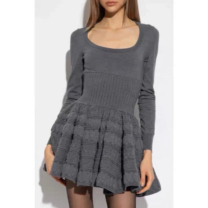 Ala 25fw wool dress
