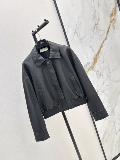 Pra 25fw leather jacket