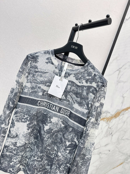 CD 25fw printed shirt