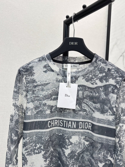 CD 25fw printed shirt