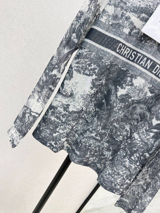 CD 25fw printed shirt