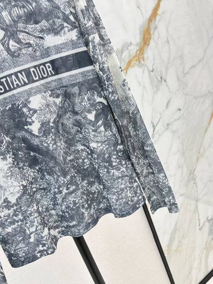 CD 25fw printed shirt