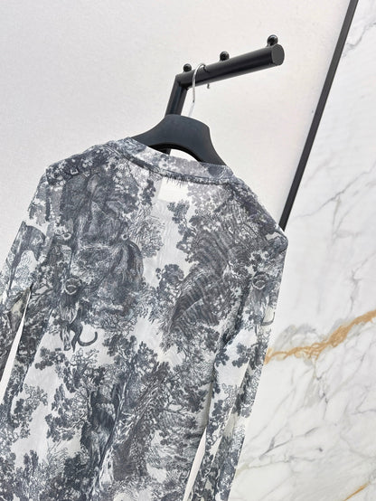 CD 25fw printed shirt