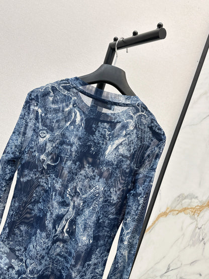 CD 25fw printed shirt