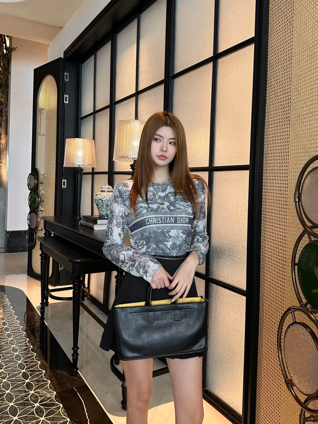 CD 25fw printed shirt