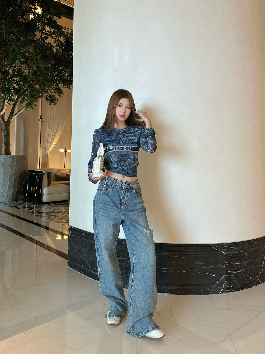 CD 25fw printed shirt