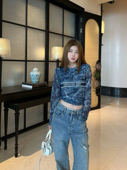 CD 25fw printed shirt