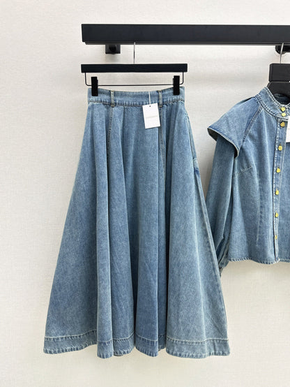 Zimm 25fw denim skirt