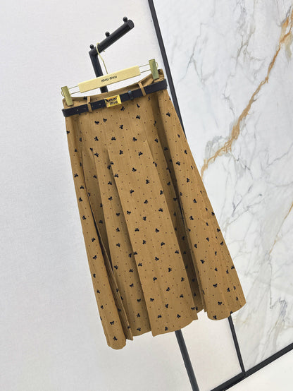 Miu 25fw jacquard skirt
