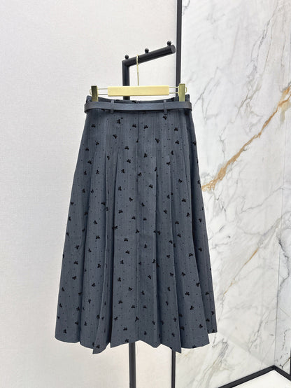 Miu 25fw jacquard skirt
