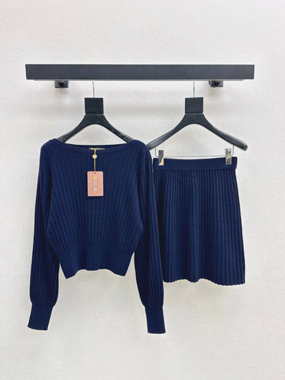 Loro 25fw cashmere knitted suit