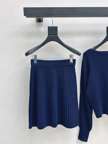Loro 25fw cashmere knitted suit