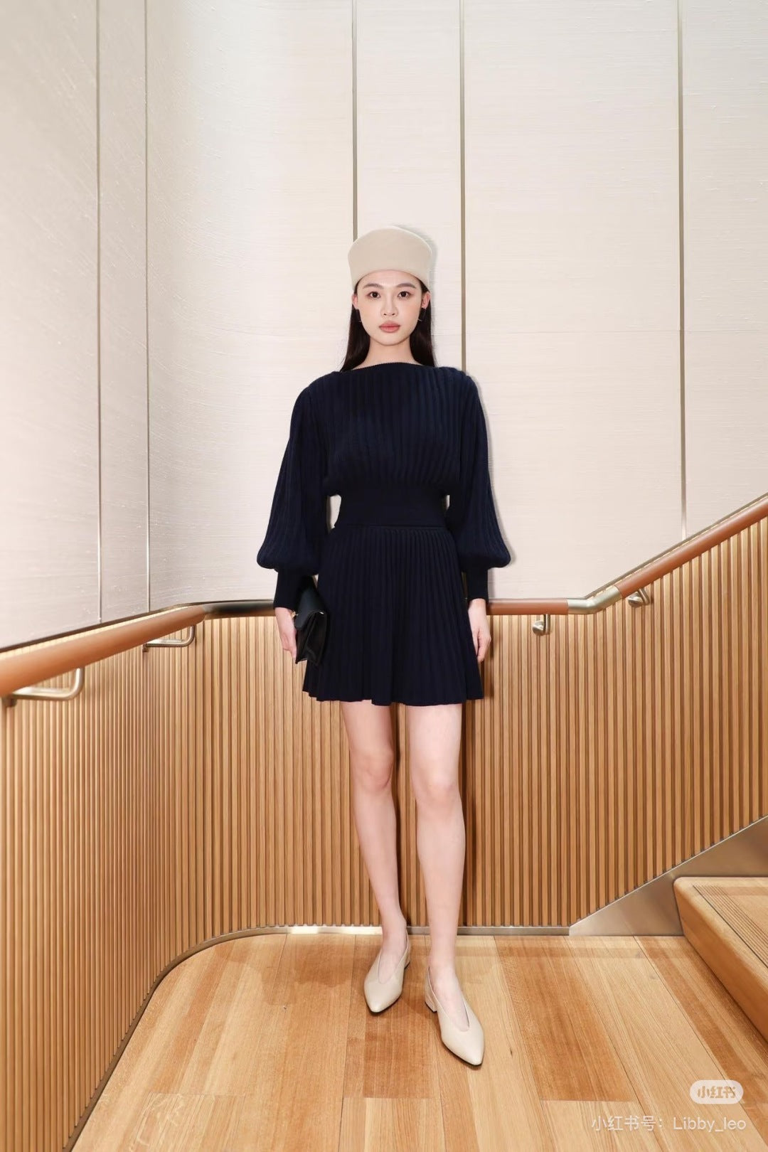 Loro 25fw cashmere knitted suit