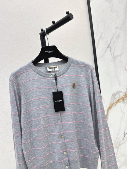 Saint lau 25fw knitted cardigan