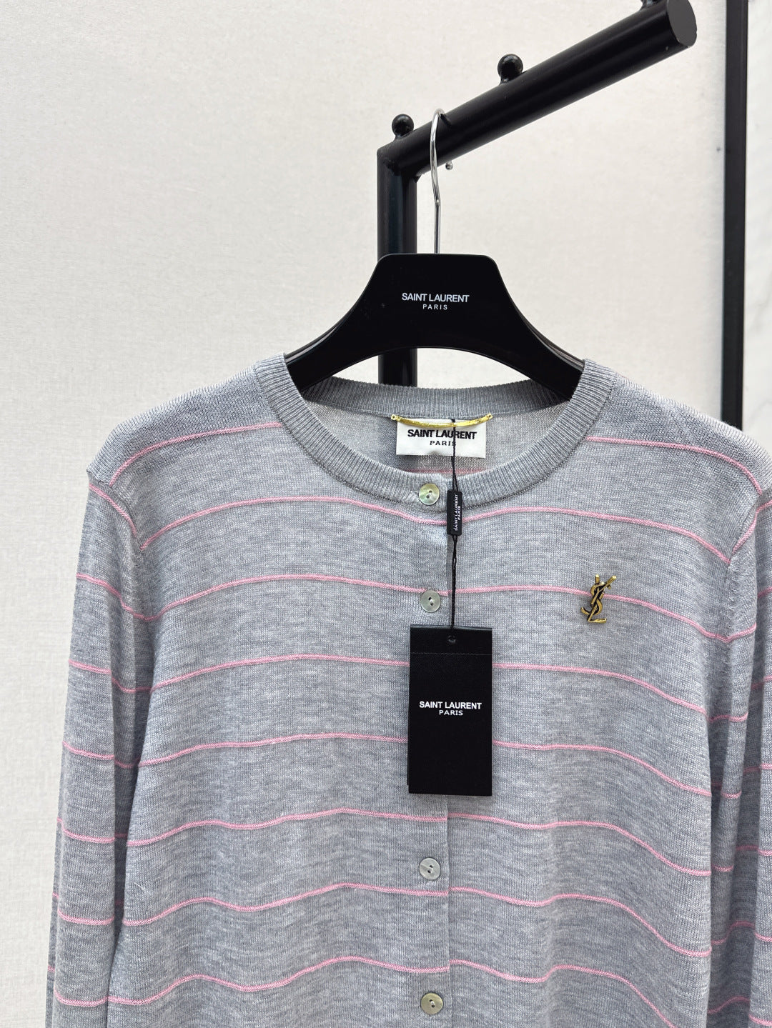 Saint lau 25fw knitted cardigan