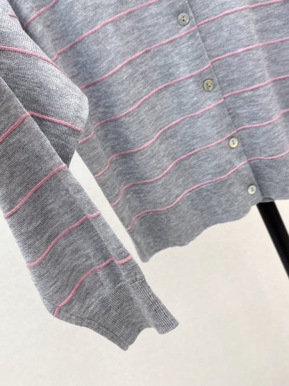 Saint lau 25fw knitted cardigan