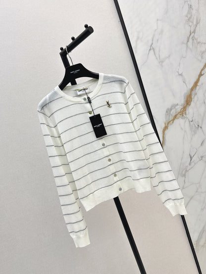 Saint lau 25fw knitted cardigan