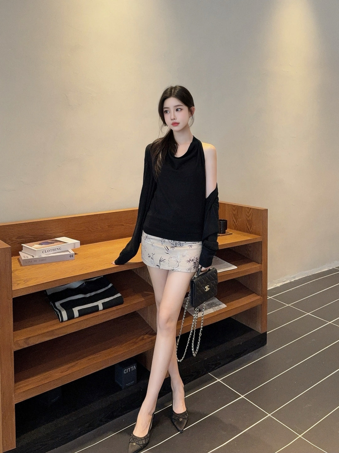 Miu 25fw knitted set