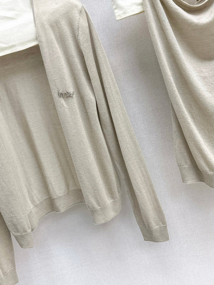 Miu 25fw knitted set