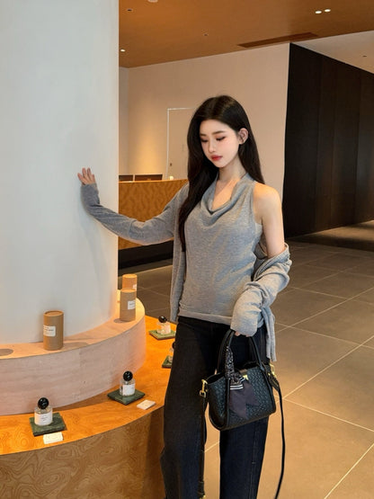 Miu 25fw knitted set