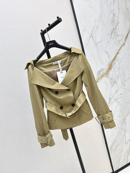 CD 25fw off-shoulder jacket