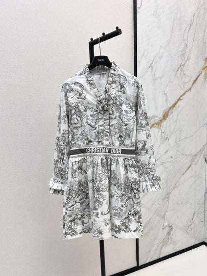 CD 25fw ruffle dress