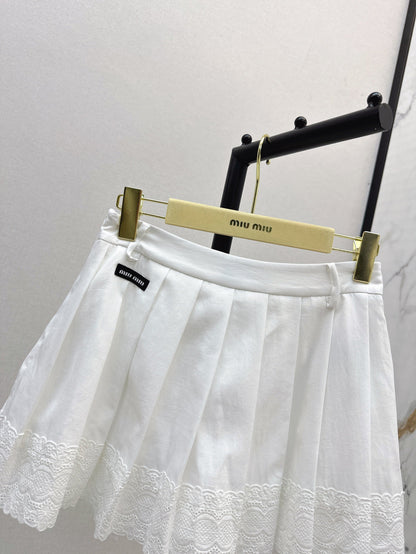 Miu 25fw pleated skirt