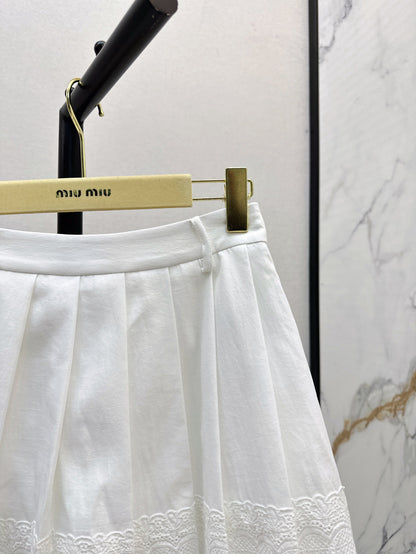 Miu 25fw pleated skirt