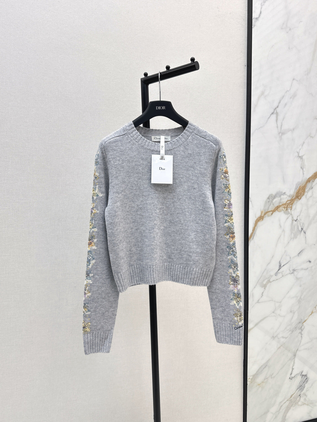 CD 25fw jacquard sweater