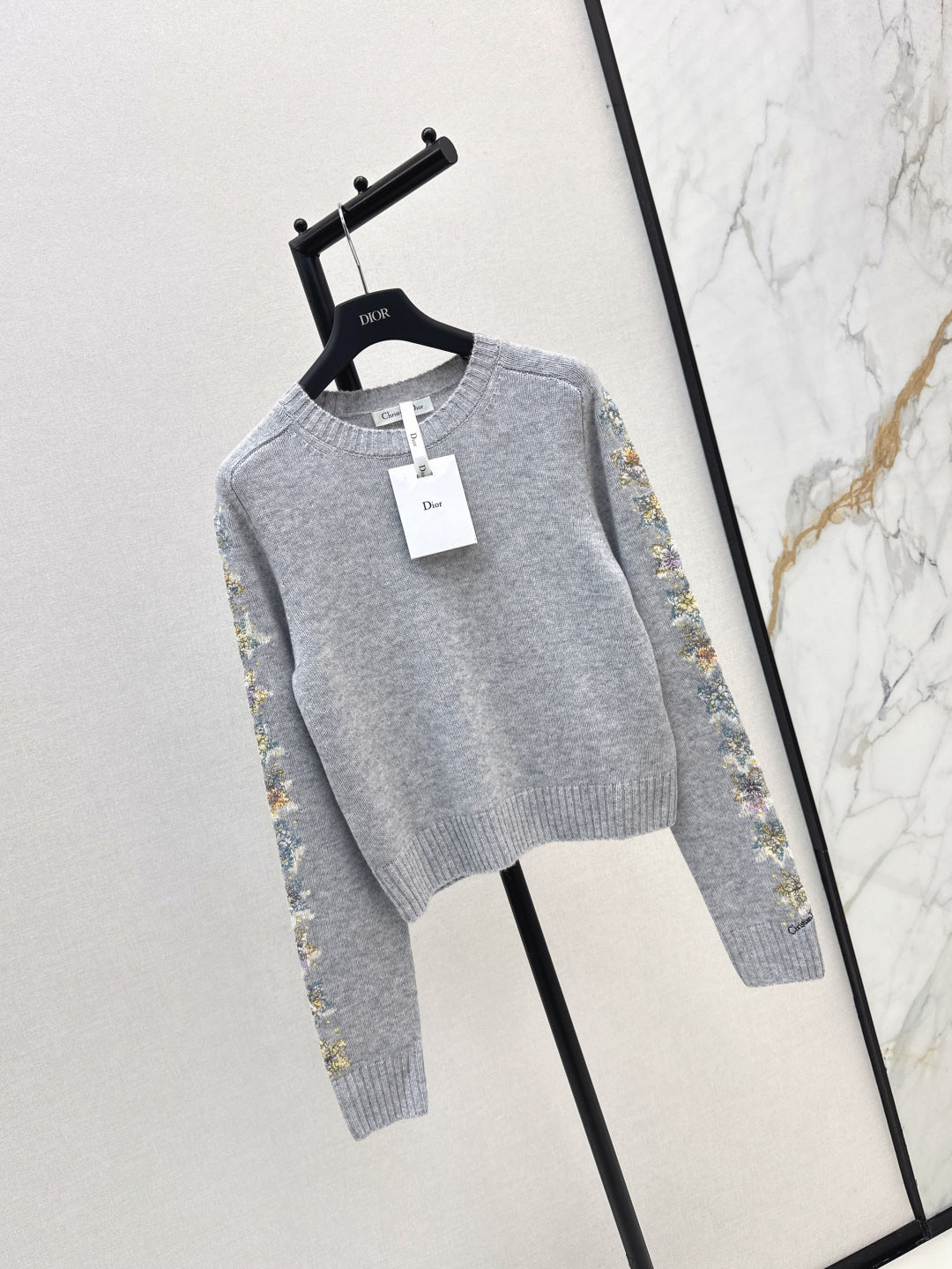 CD 25fw jacquard sweater