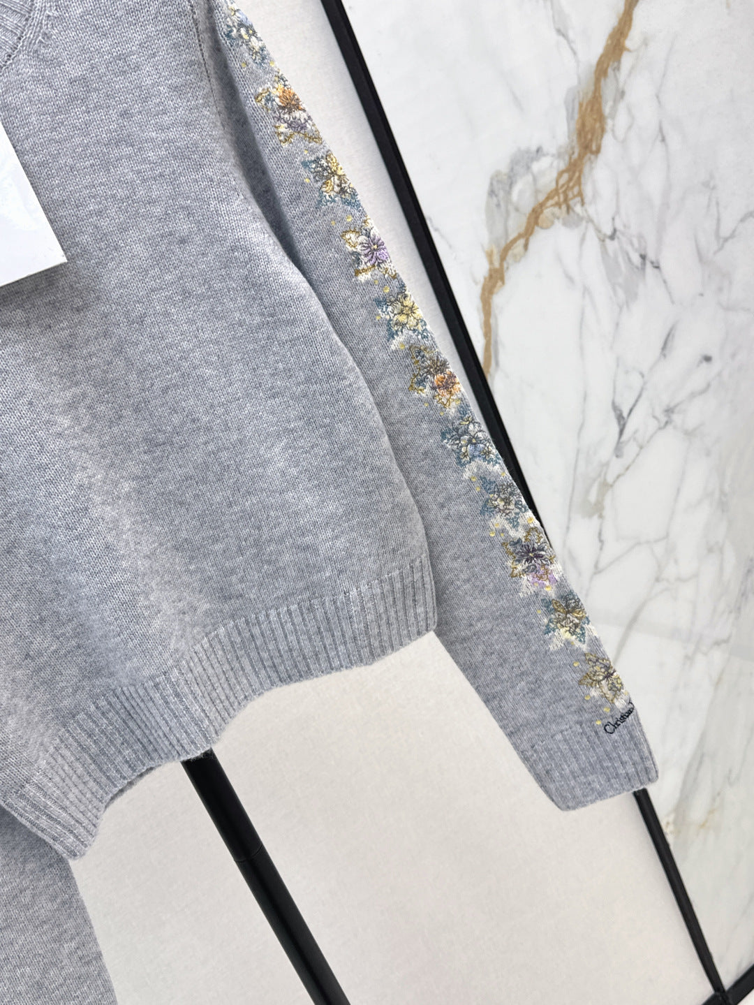 CD 25fw jacquard sweater