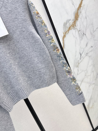 CD 25fw jacquard sweater