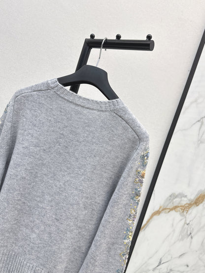 CD 25fw jacquard sweater