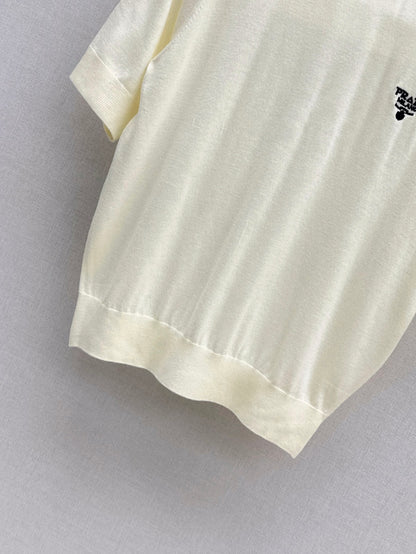Pra 25fw knitted t-shirt