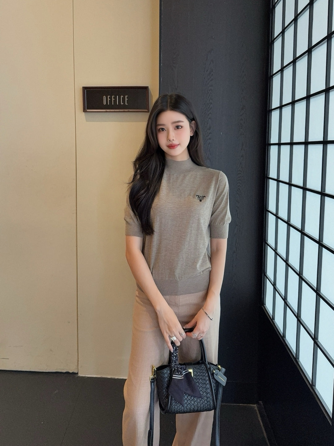 Pra 25fw knitted t-shirt