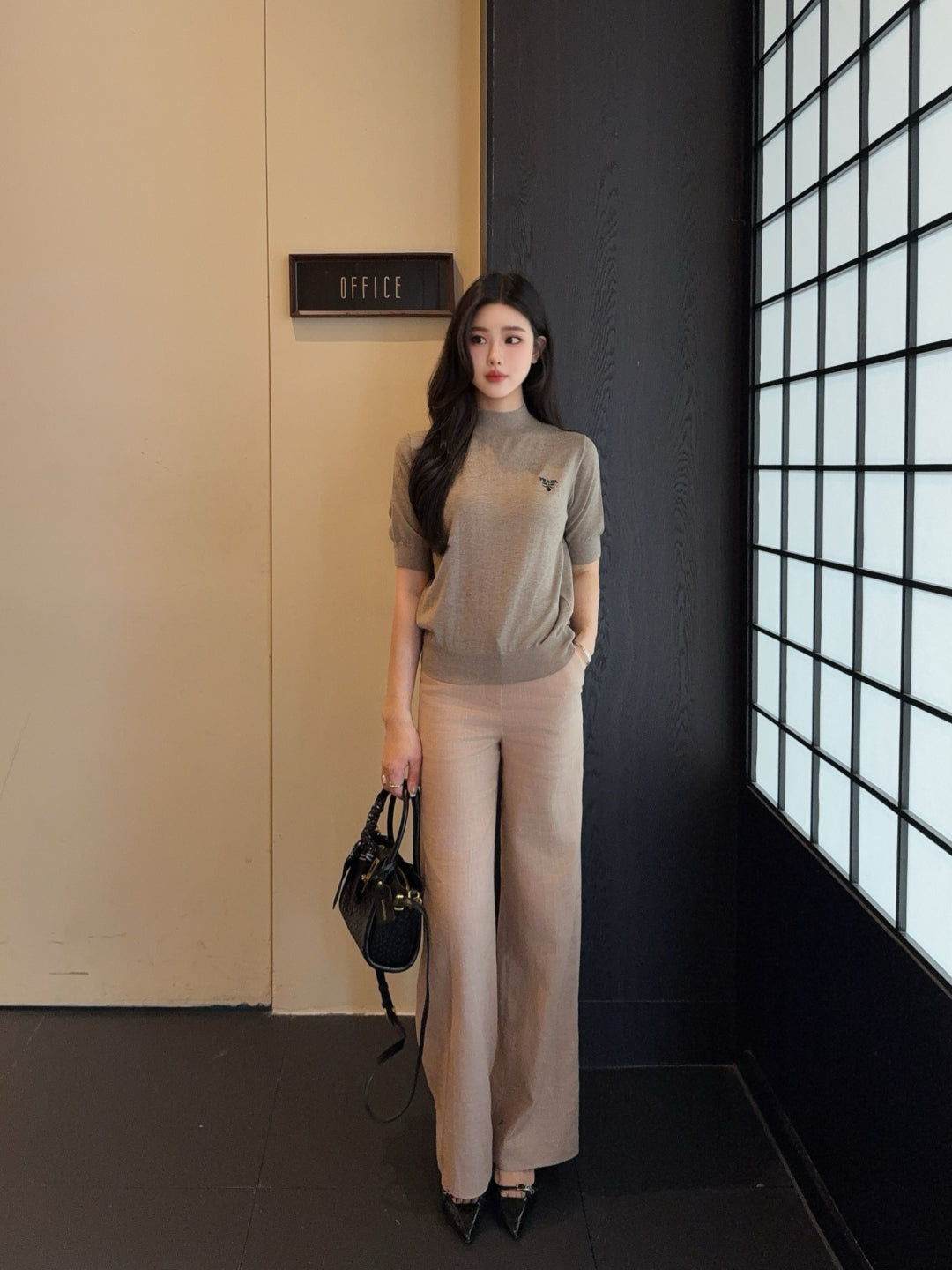 Pra 25fw knitted t-shirt