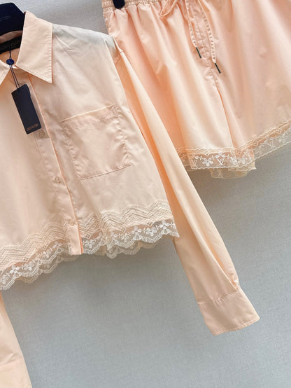 Louis 25fw lace suit