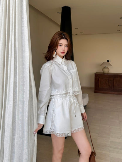 Louis 25fw lace suit