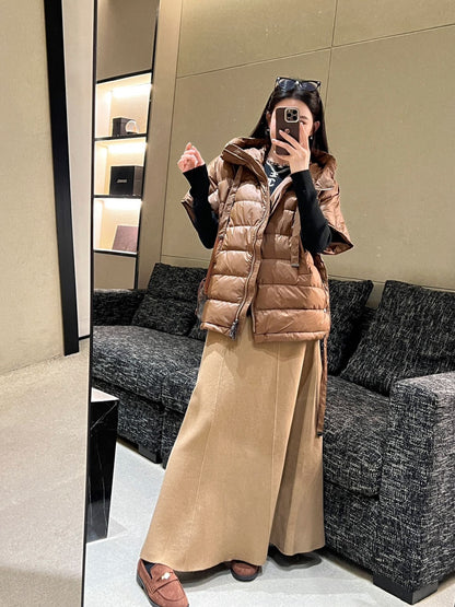 Max 25fw sleeveless down jacket