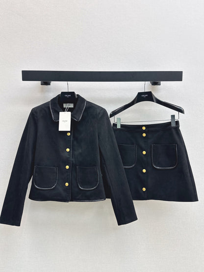 Celi 25fw suede suit