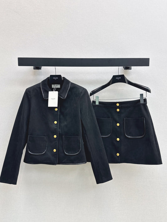 Celi 25fw suede suit