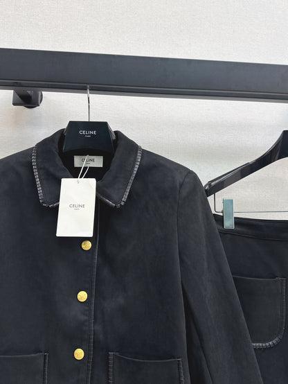 Celi 25fw suede suit