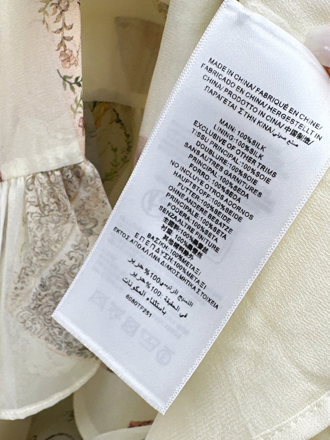 Zimm 25fw silk dress