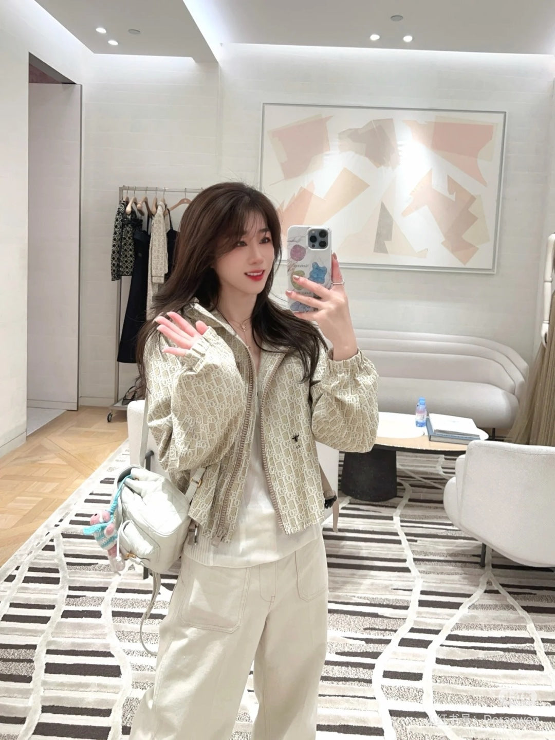 CD 25fw jacquard jacket