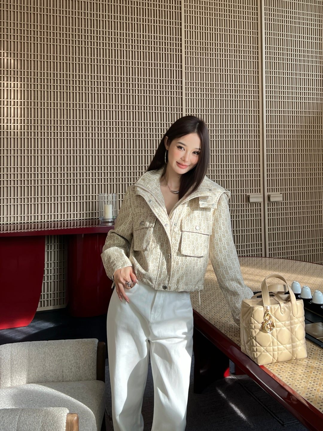 CD 25fw jacquard jacket