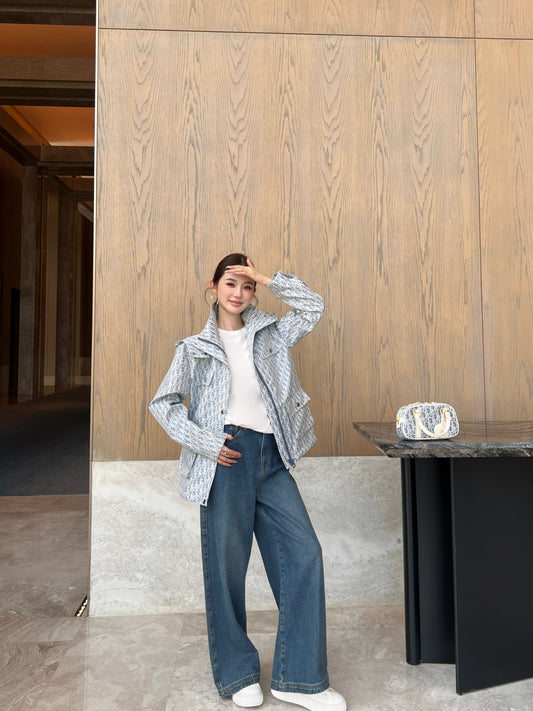 CD 25fw jacquard jacket