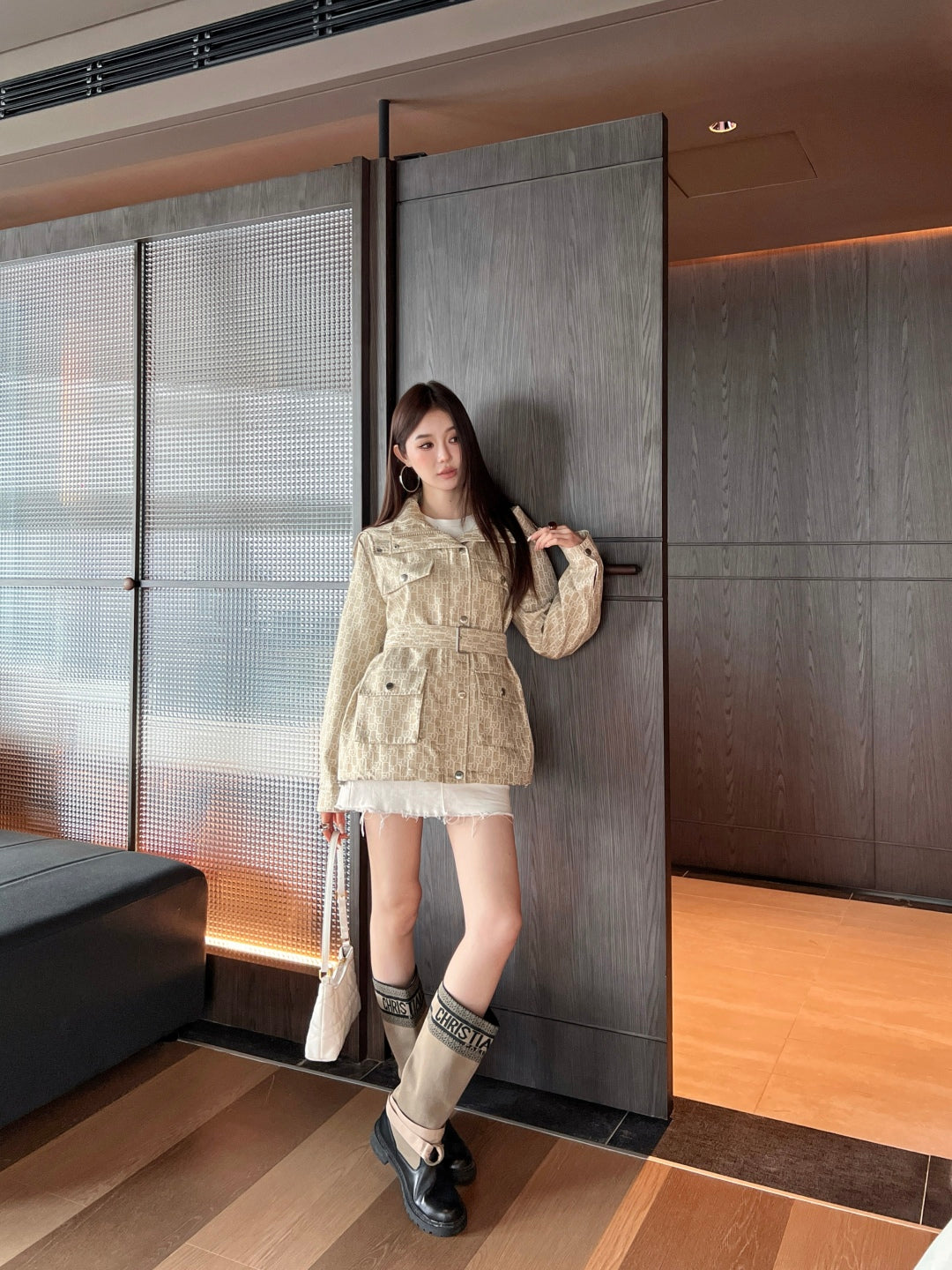 CD 25fw jacquard jacket