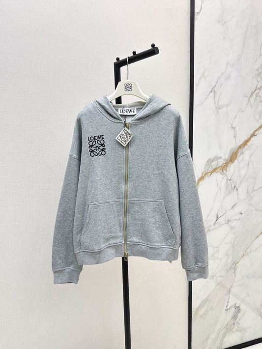 Loe 25fw embroidered jacket