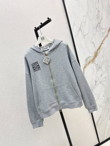 Loe 25fw embroidered jacket